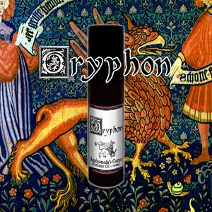 Gryphon – Kardamon, Drzewo sandałowe, Drzewo cedrowe – Perfumy w olejku Rollerball – Wegańskie i nietestowane na zwierzętach – Kolekcja Bestiariuszy, część I