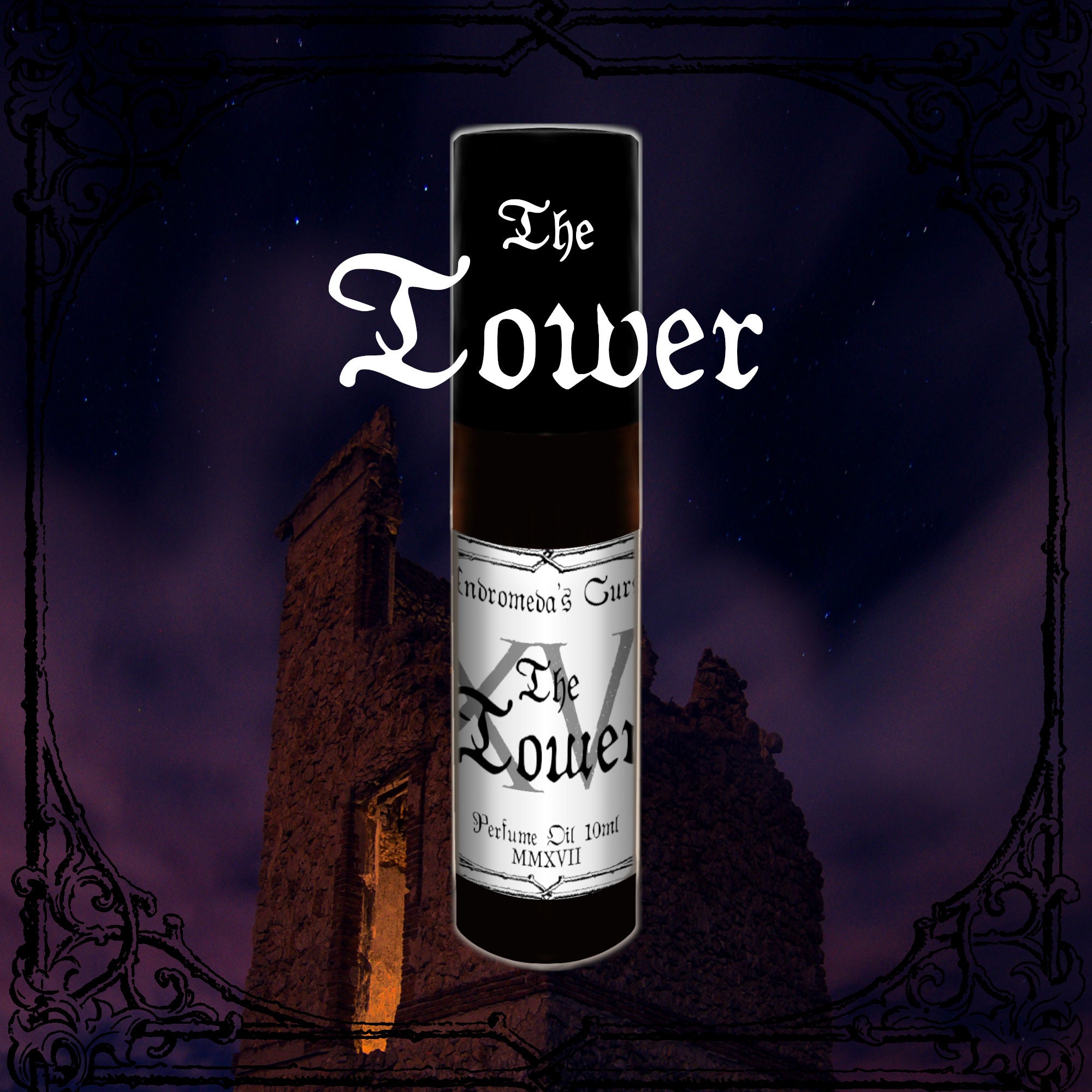 The Tower - Ocean, Ozone, Cedarwood - Rollerball Perfume Oil
