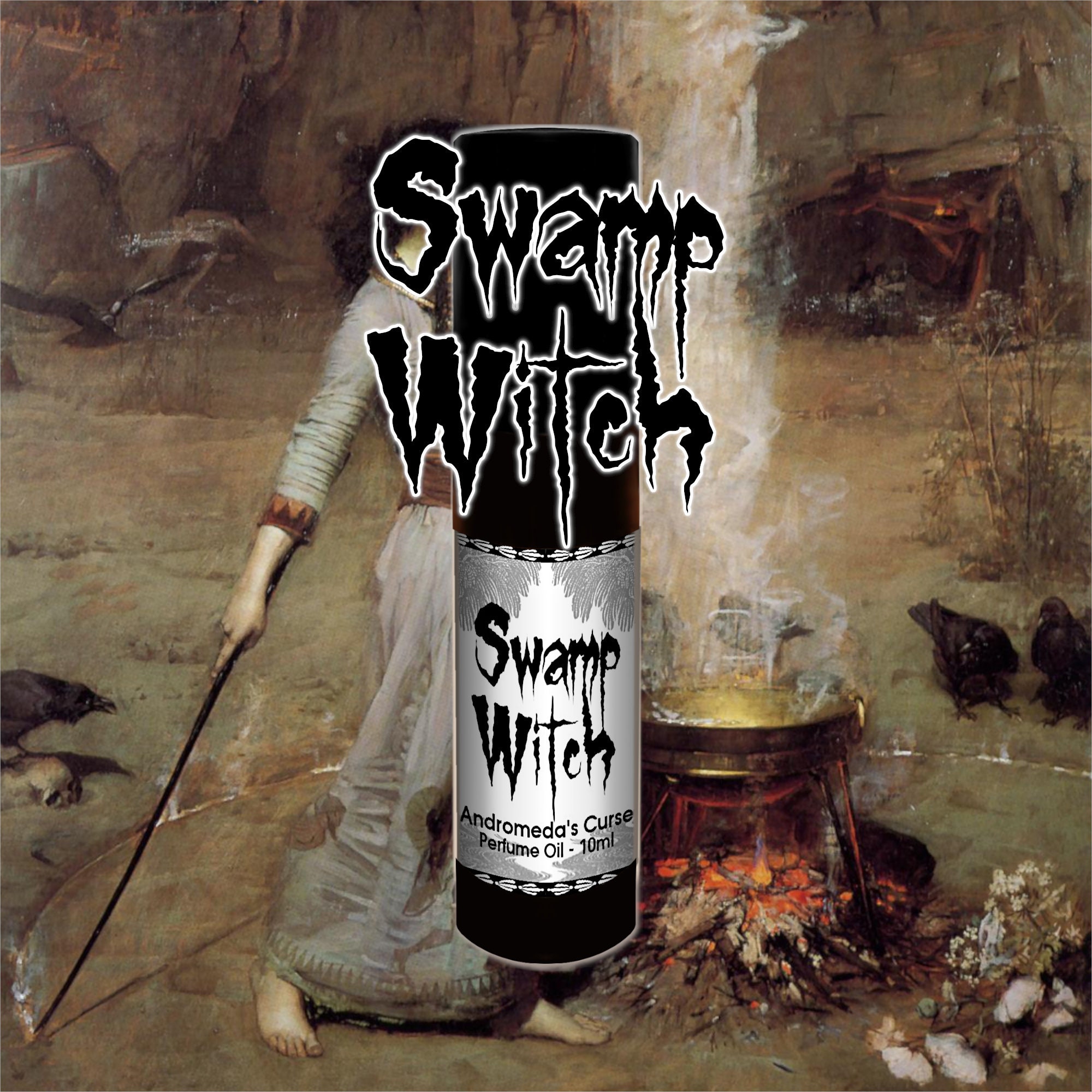 Swamp Witch - Wormwood, Oakmoss, Cedarwood - Rollerball Perfume