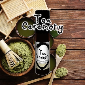 Tea Ceremony - Matcha Green Tea, Wisteria, Amber - Rollerball Perfume Oil - Vegan & Cruelty Free