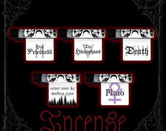 INCENSE Perfume Oil Curated Sample Pack - Incense Scents - 5 Unique Fragrances - Vegan & Cruelty Free