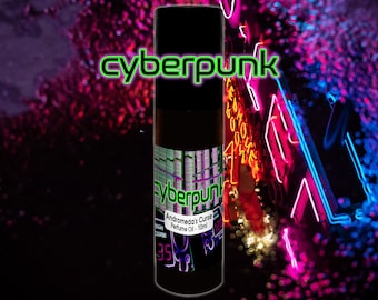 Cyberpunk - Cashmere Leather, Patchouli, Black Musk - Rollerball Perfume Oil - Vegan & Cruelty Free