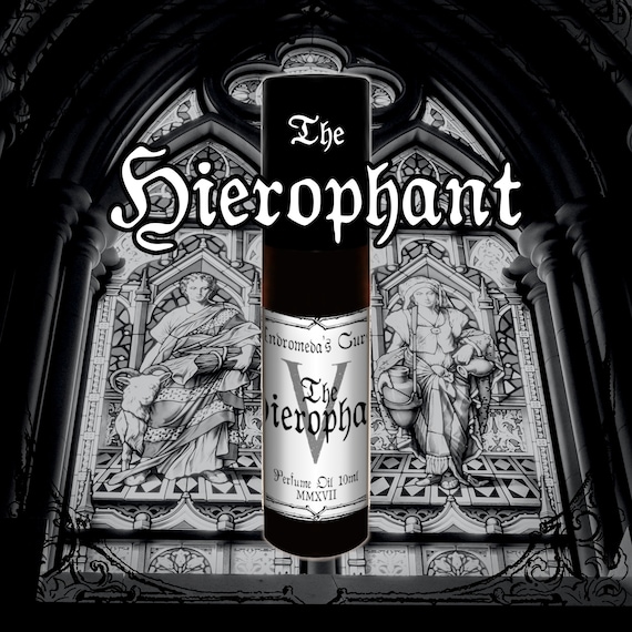 The Hierophant - Cathedral Frankincense and Myrrh, Red Musk - Rollerball Perfume Oil - Vegan & Cruelty Free