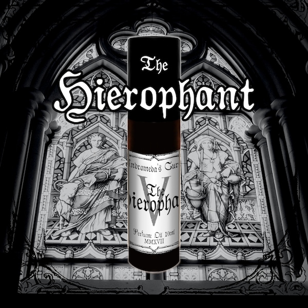 The Hierophant - Cathedral Frankincense and Myrrh, Red Musk - Rollerball Perfume Oil - Vegan & Cruelty Free