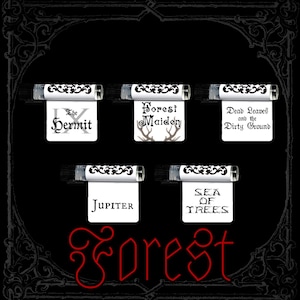 FOREST Perfume Oil Sample Pack - Forest Scents - 5 Unique Fragrances - Vegan & Cruelty Free