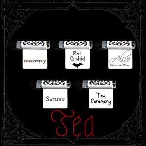 TEA Perfume Oil Sample Pack - Tea Scents - 5 Unique Fragrances - Vegan & Cruelty Free