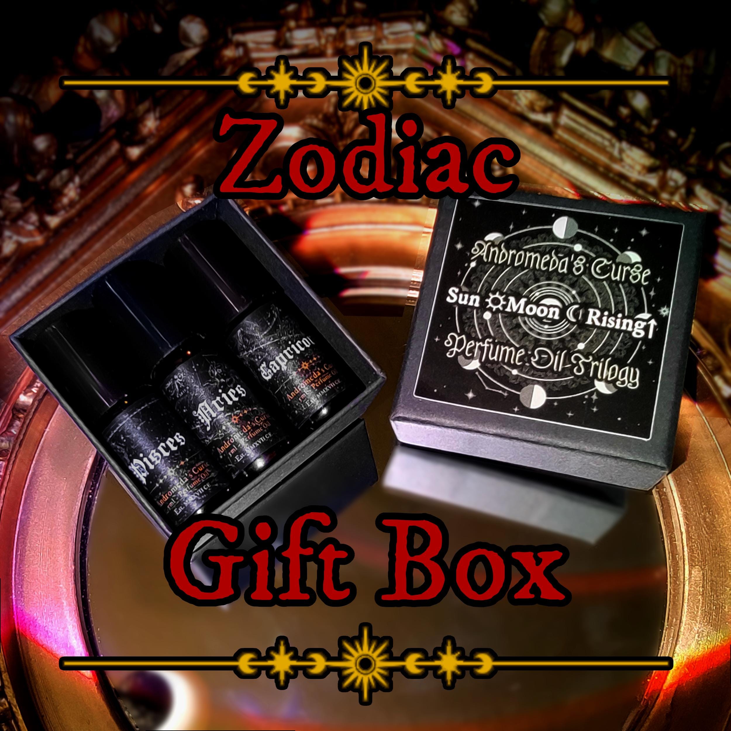 Big Three Custom Astrology Gift Box - Sun Moon Rising - Rollerball 
