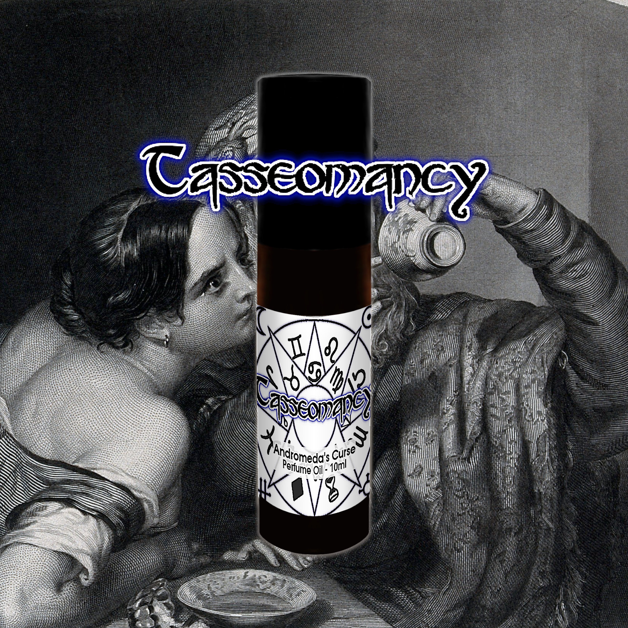 Tasseomancy - Black Tea, Incense, Amber - Rollerball Perfume Oil