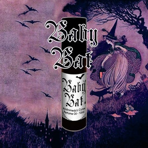 Baby Bat - Clou de girofle, Guimauve, Vanille - Huile de parfum Rollerball - Végétalien et sans cruauté envers les animaux