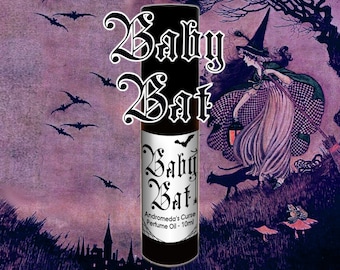 Baby Bat - Clove, Marshmallow, Vanilla - Rollerball Perfume Oil - Vegan & Cruelty Free