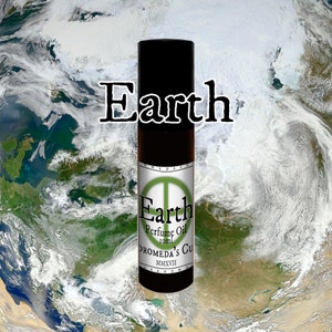 Earth - Petrichor, Sweet Loam, Cedar - Rollerball Perfume Oil - Vegan & Cruelty Free - Planetary Collection