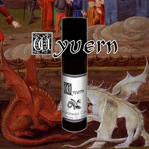 Wyvern - Dragons Blood, Black Pepper, Red Musk - Rollerball Perfume Oil - Vegan & Cruelty Free - Bestiary Collection Part I