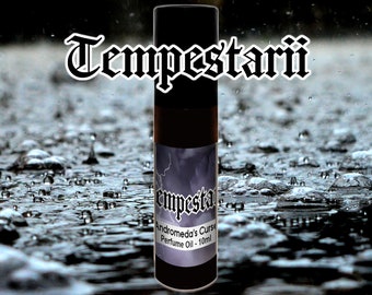 Tempestarii - Thunderstorm, Rain, Petrichor - Rollerball Perfume Oil - Vegan & Cruelty Free