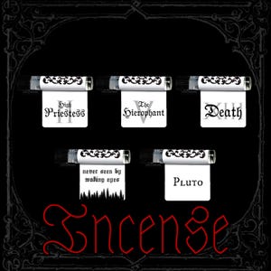 INCENSE Perfume Oil Sample Pack - Incense Scents - 5 Unique Fragrances - Vegan & Cruelty Free