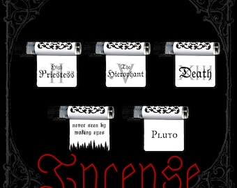 INCENSE Perfume Oil Sample Pack - Incense Scents - 5 Unique Fragrances - Vegan & Cruelty Free