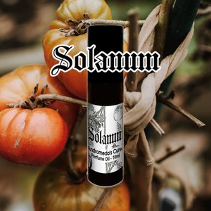 Solanum - Tomato Leaf, Wild Mint, Blackberries - Rollerball Perfume Oil - Vegan & Cruelty Free