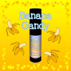 Banana Candy - Rollerball Perfume Oil - 5ml, 10ml, 30ml - Vegan - Limited Availability! Summer Treats Collection
