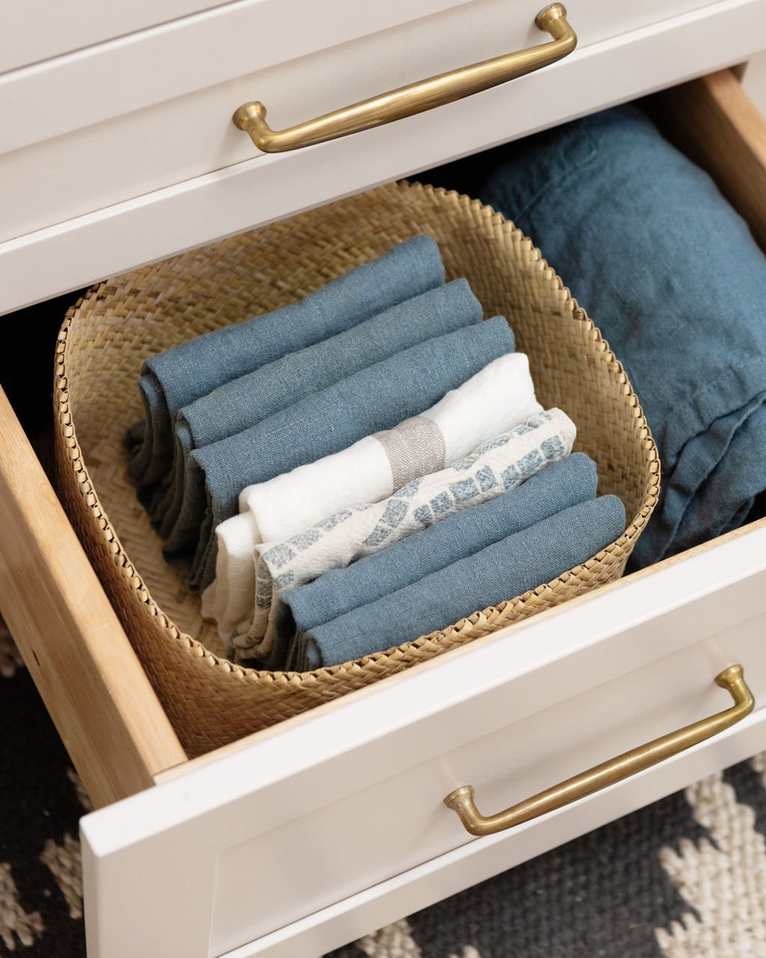 Storage Organizer, Bathroom Towel Basket, Drawer Basket, Rattan Basket ...