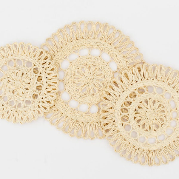 Woven Placemats, Wicker Boho Placemats, Seagrass Placemat, Jute Placemats, Rattan Placemats, Natural Placemats, Hostess Gift, Wedding Table