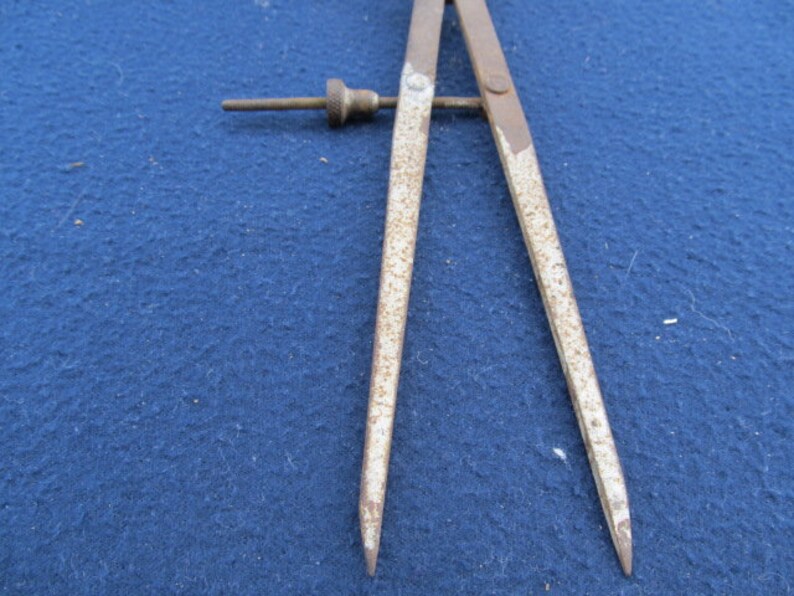 Old Vintage Metal Drawing Compasses Fot Tin Sheet METAL RARE Etsy