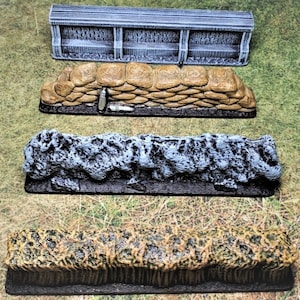 Wall Template, Warmachine & Hordes Compatible - Bulldozer Terrain