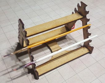 Paint Brush Rack