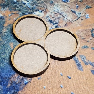 3 unit | 32mm/28mm Round Base | Movement Tray | Alpha Formation image 1