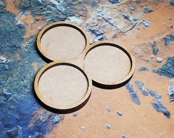 3 unit | 32mm/28mm Round Base | Movement Tray | Alpha Formation