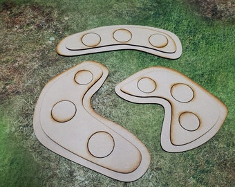 Mittelgroße Forest Terrain Bases