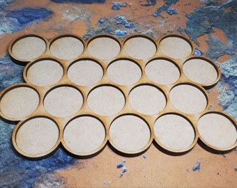 20 unit | 32mm/28mm Round Base | Movement Tray
