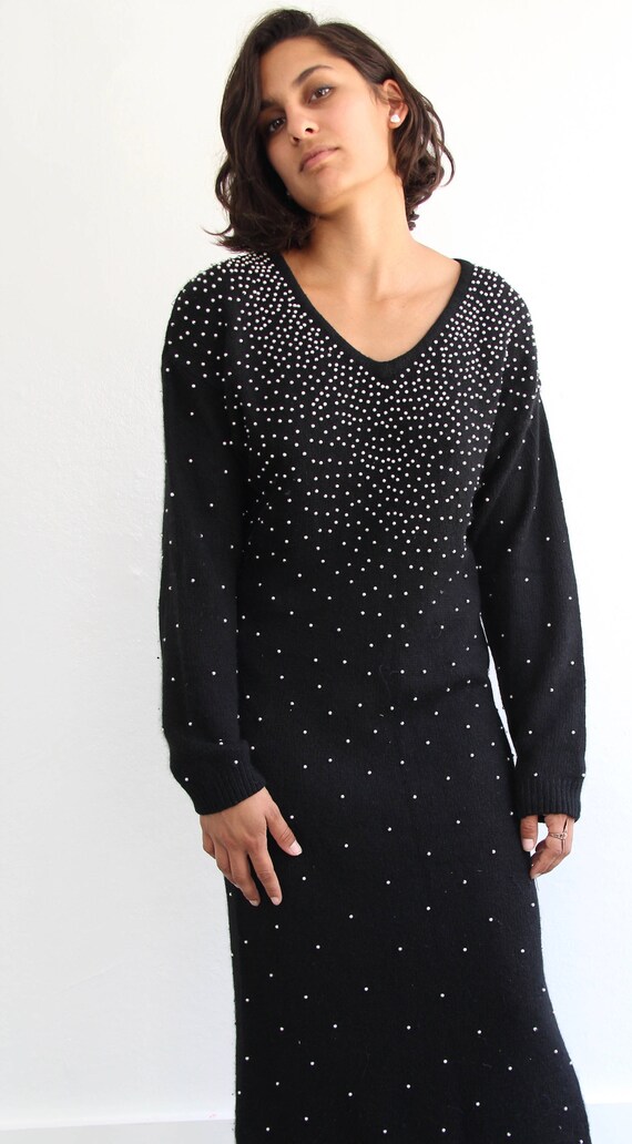 angora sweater dress