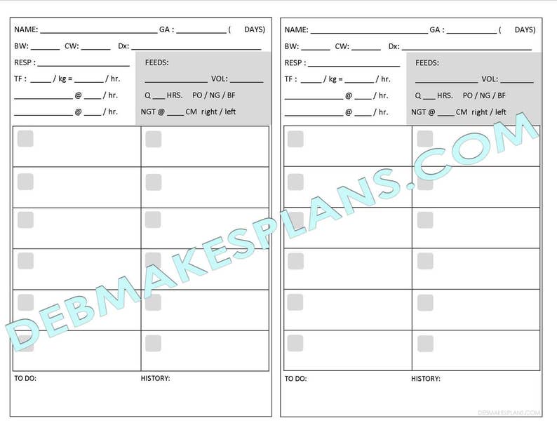 Nurse Assignment Sheet Printable photo relating to Printable Assignment Sheet known as Nurse Assignment Sheet Printable