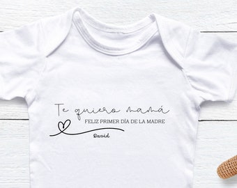 Bodysuit our FIRST MOTHER'S DAY PERSONALIZED special gift mama mare