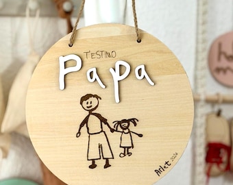 WOODEN PLAQUE for FATHER'S DAY