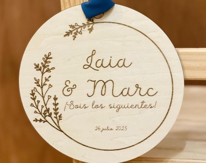 Wooden plaque for THE FOLLOWING special gift