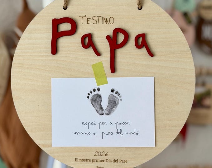 Wooden plaque for Father's Day