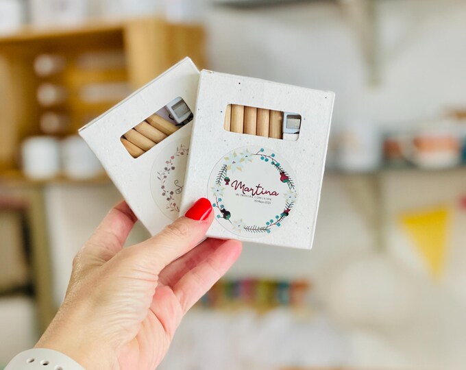 DRAWING SET & box with plantable SEEDS