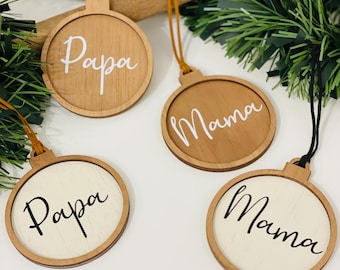 PERSONALIZED CHRISTMAS BALLS