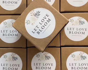 MINI POT Biodegradable event detail petunias customize PACK