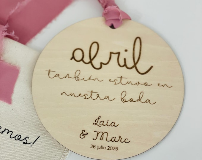 PREGNANT wedding wooden plaque
