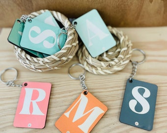 PERSONALIZED KEYCHAINS events INITIAL