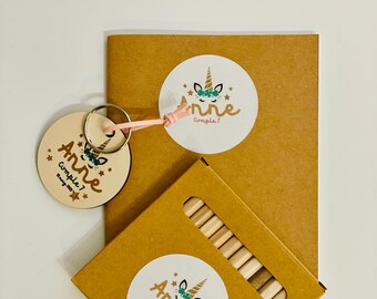 PERSONALIZED KRAFT NOTEBOOK