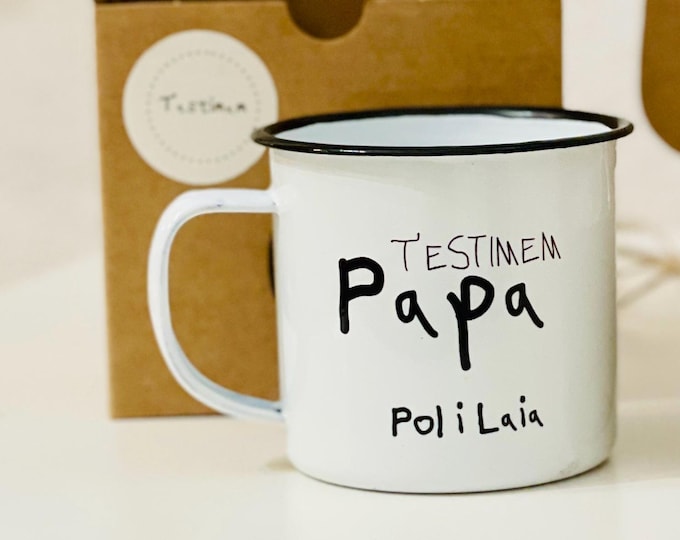 VINTAGE FATHER'S DAY coffee mug for dad personalized father's day, father's day, together, grandfather, Avi - mug for dad from