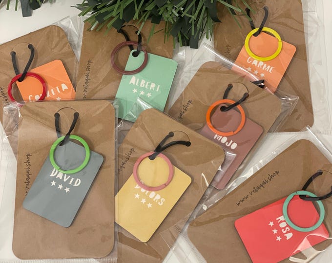 PERSONALIZED CHRISTMAS KEYCHAINS