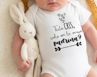 PERSONALIZED GODFATHER BODY request special baby gift aunt uncle