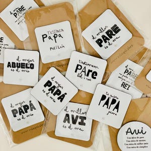 IMÁN DÍA del PADRE, dia del pare, papá, regalo día del padre, dibujo día del padre