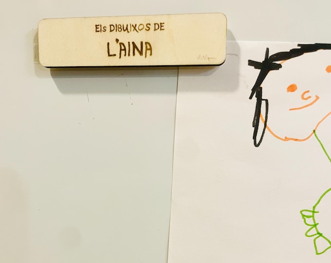 Personalized CHILDREN'S DRAWINGS MAGNETIC PLAQUE