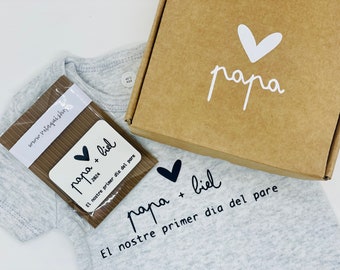 Pack nuestro PRIMER día del PADRE PERSONALIZADO regalo especial papa pare