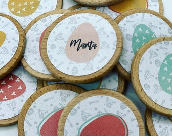 memory EASTER- wood PERSONALIZED event detail- MONA