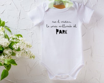 Personalized Father's Day Bodysuit - Father's Day Gift - Father's Day Bodysuit - Baby - Upgraded Version Dad Bodysuit